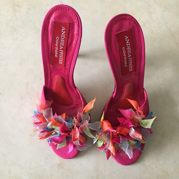 NWOT Vintage Andrea Pfister Couture Women's Mules/Heels